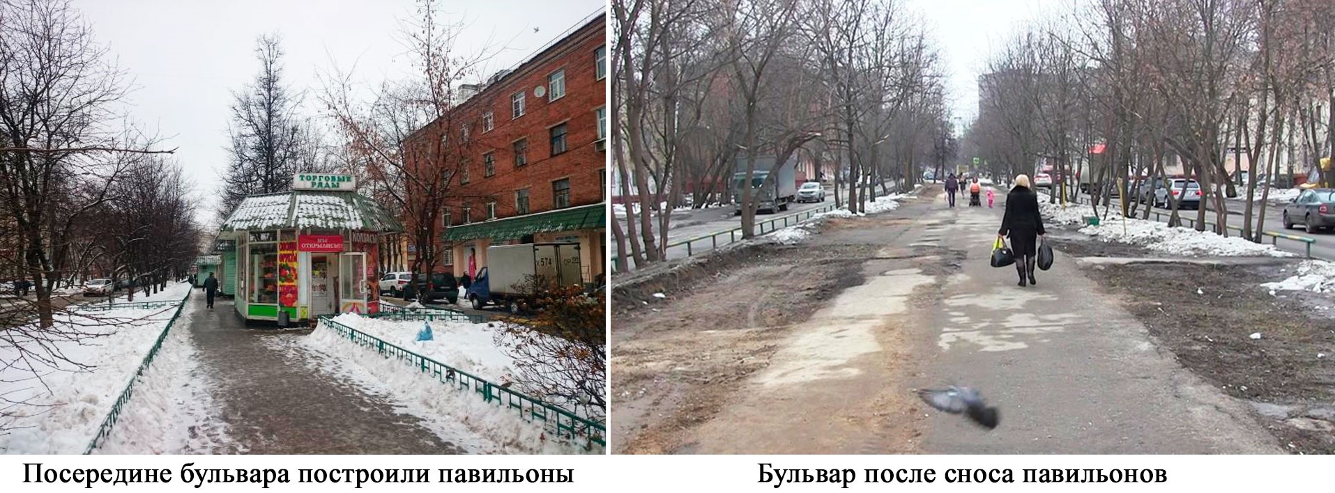 Перемены на бульваре улицы Егора Абакумова 